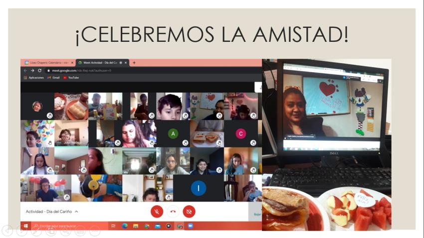 Celebración del día de la Amistad, 6to. primaria