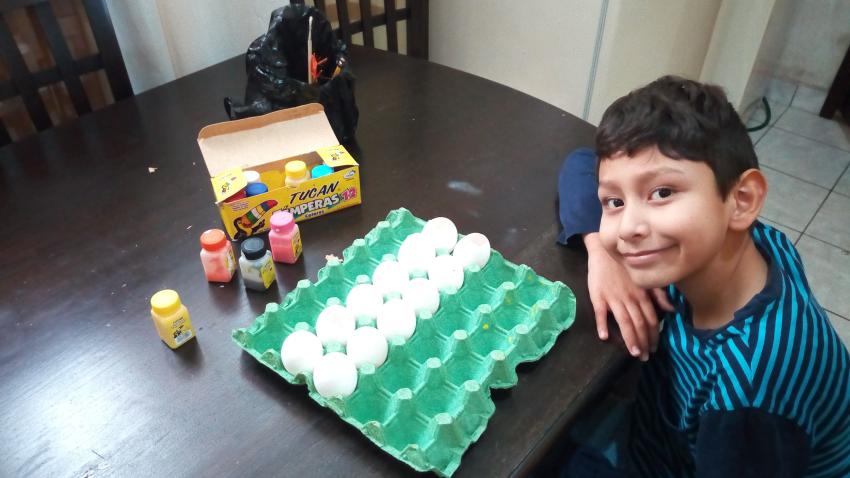 Expo de manualidades, Primaria
