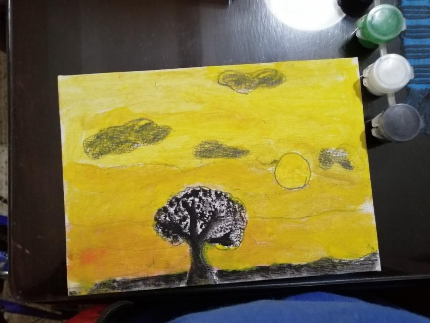 Expo de pinturas, Primaria