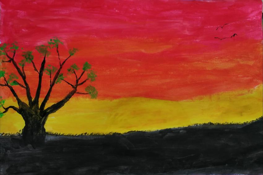 Expo de pinturas, Primaria