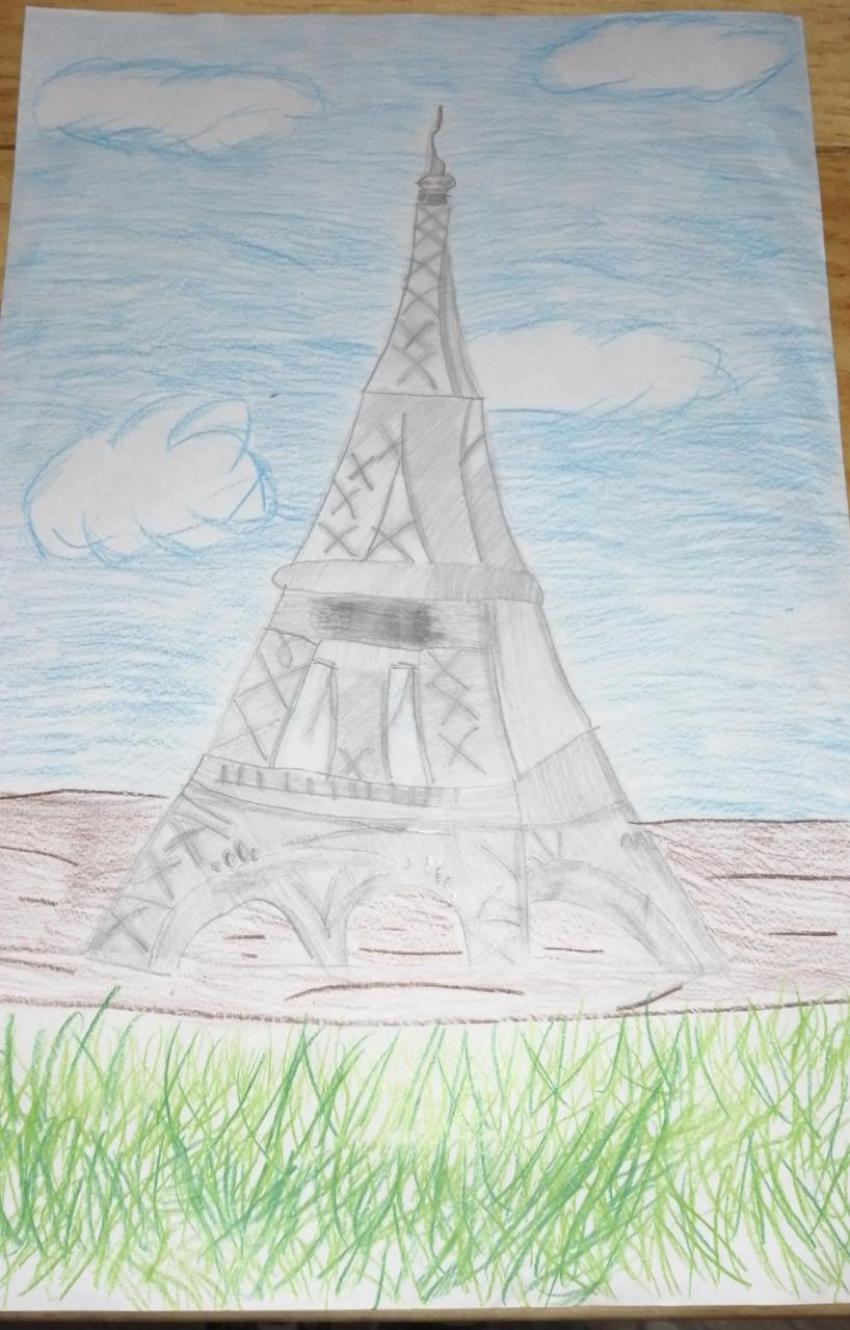 Expo de dibujo, Primaria