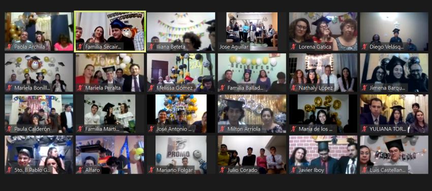 Acto virtual de despedida 5to.Bachillerato