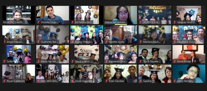 Acto virtual de despedida 5to.Bachillerato