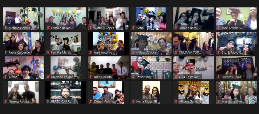 Acto virtual de despedida 5to.Bachillerato