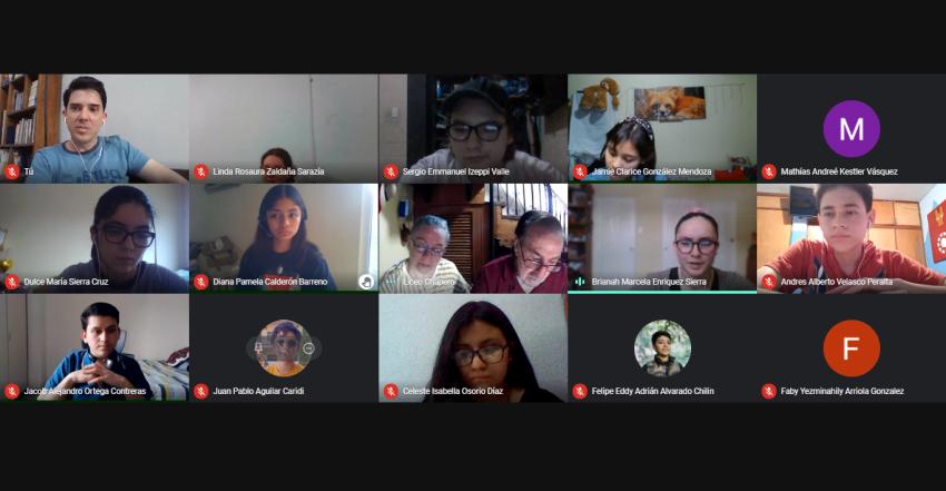 Reunión de Consejo Estudiantil, abril