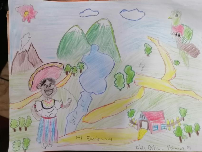 Expo de dibujo, Primaria