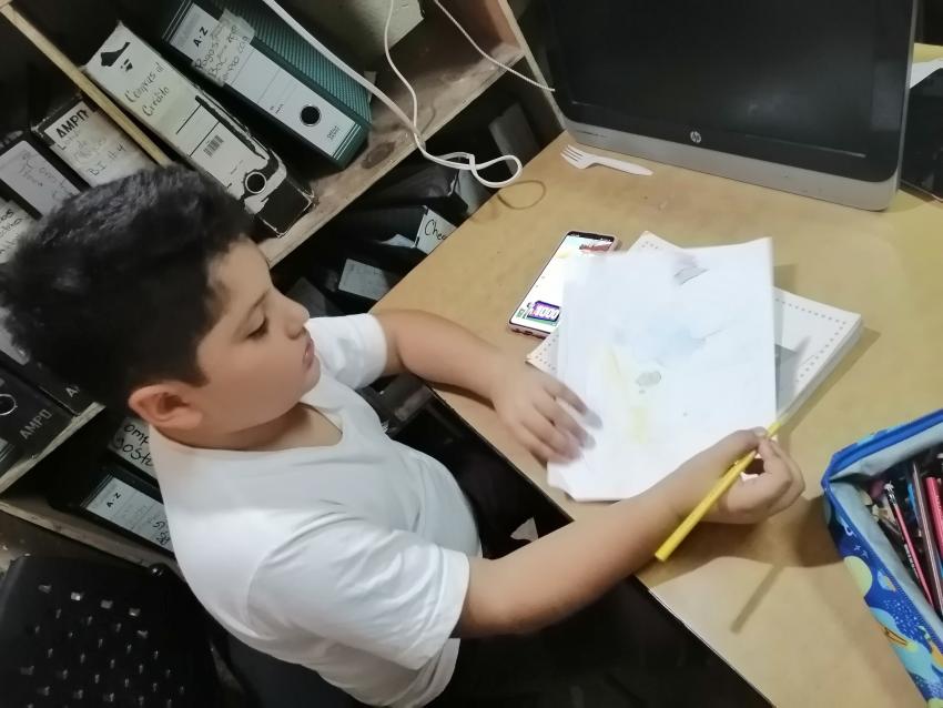 Expo de dibujo, Primaria