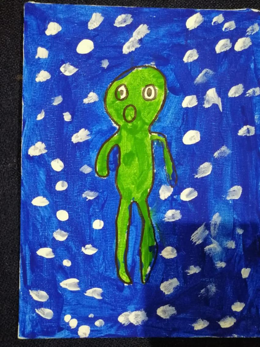 Expo de dibujo, Primaria