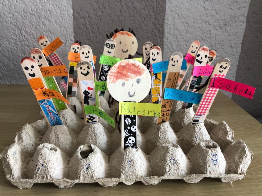 Expo de manualidades, Primaria