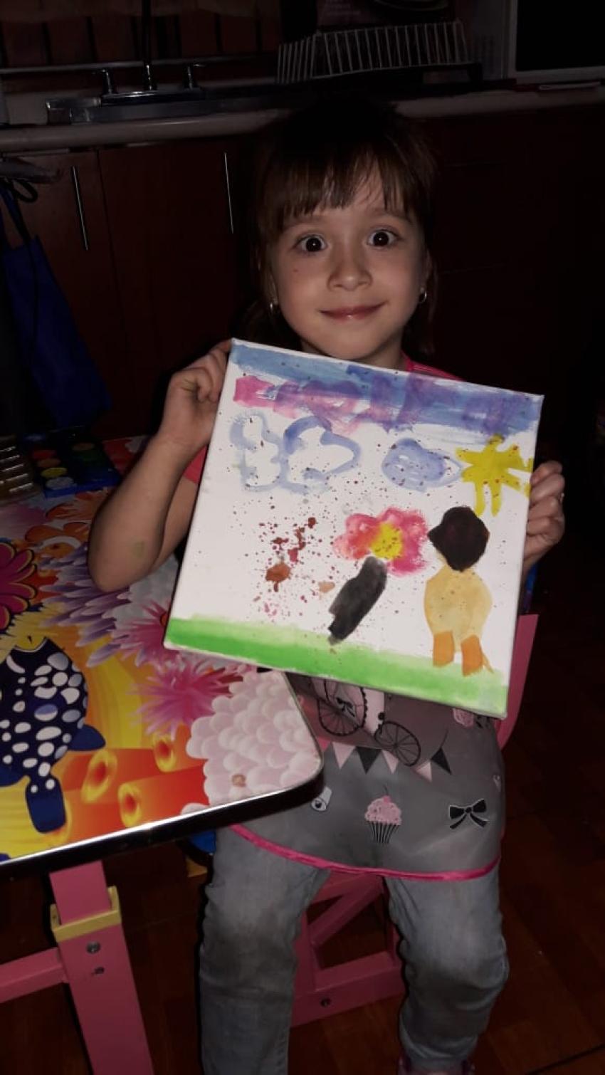 Expo de pinturas, Primaria