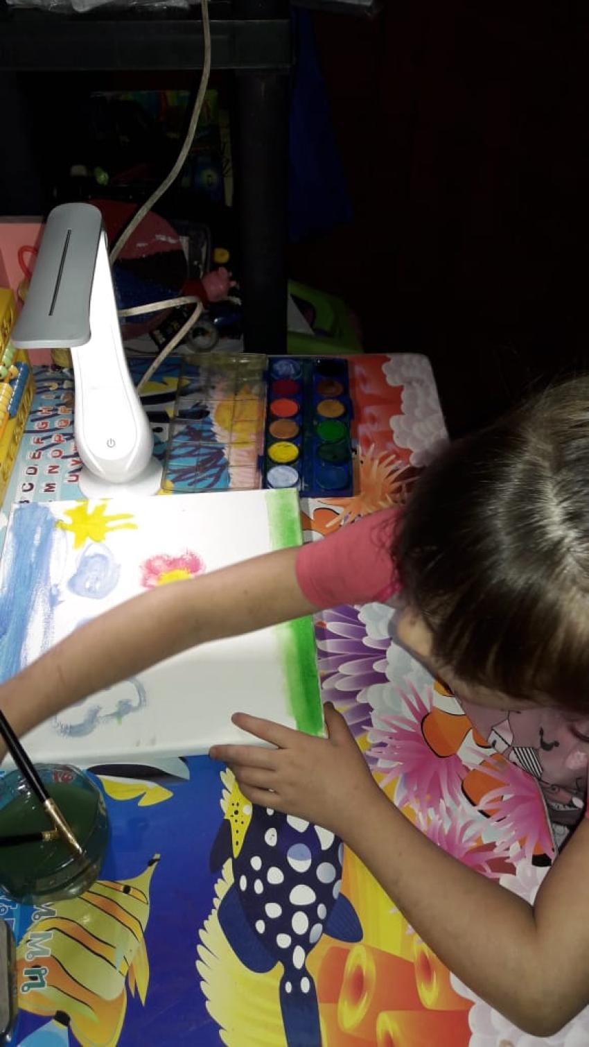 Expo de pinturas, Primaria