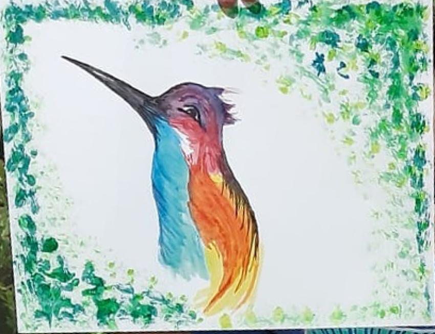Expo de dibujo, Primaria