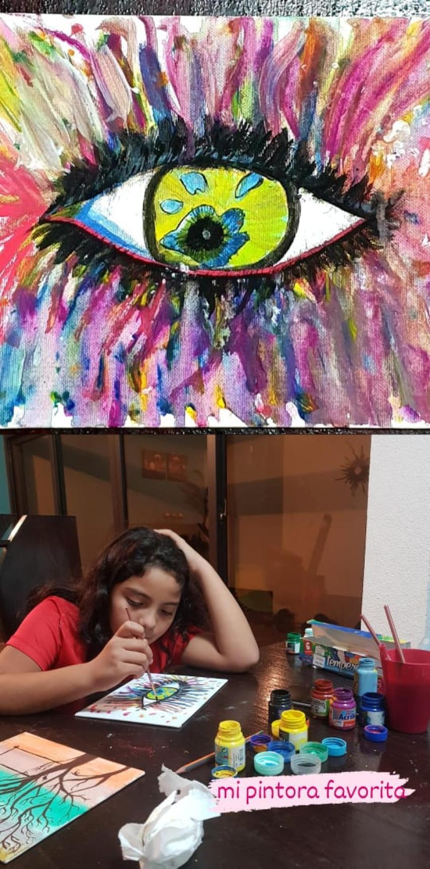 Expo de pinturas, Primaria