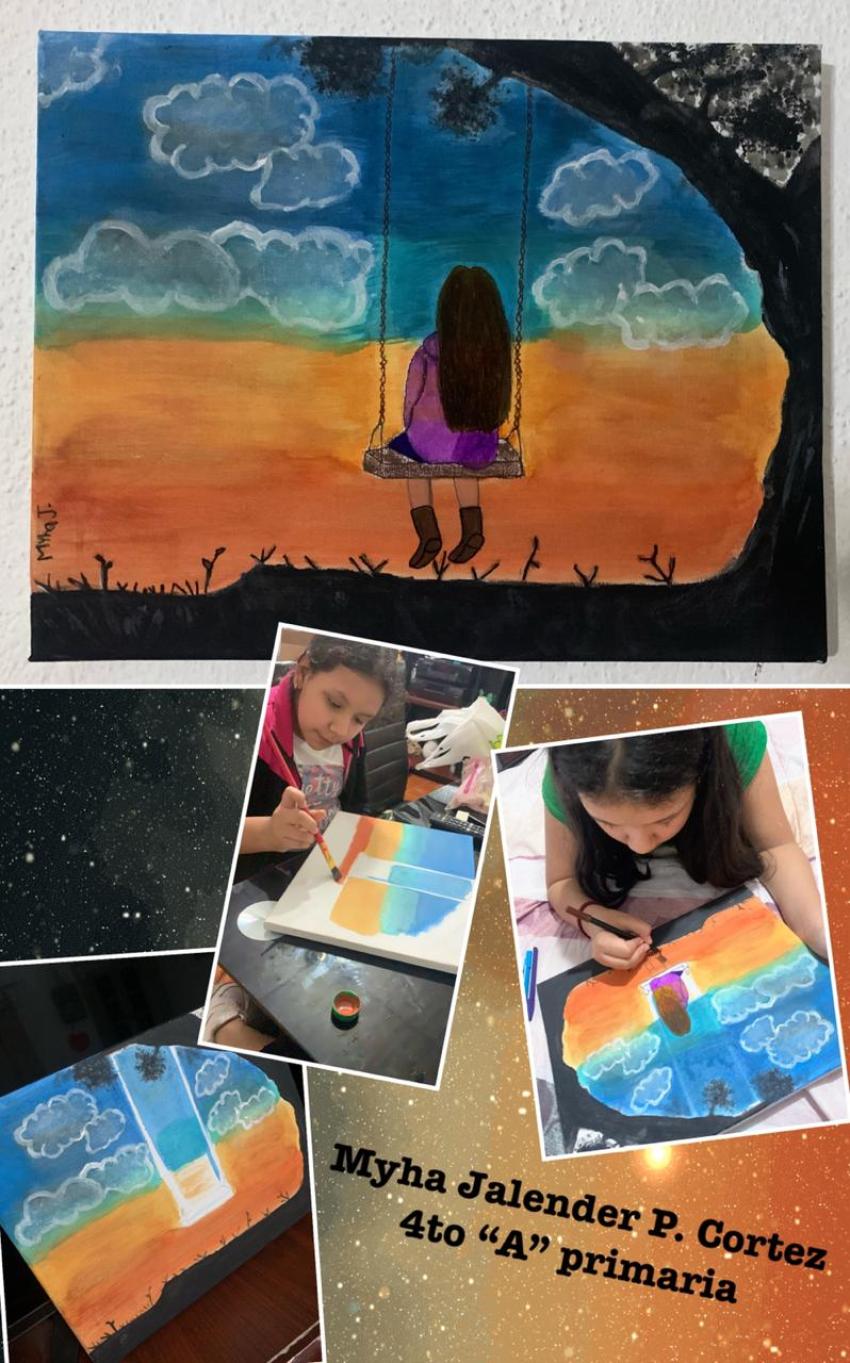 Expo de pinturas, Primaria
