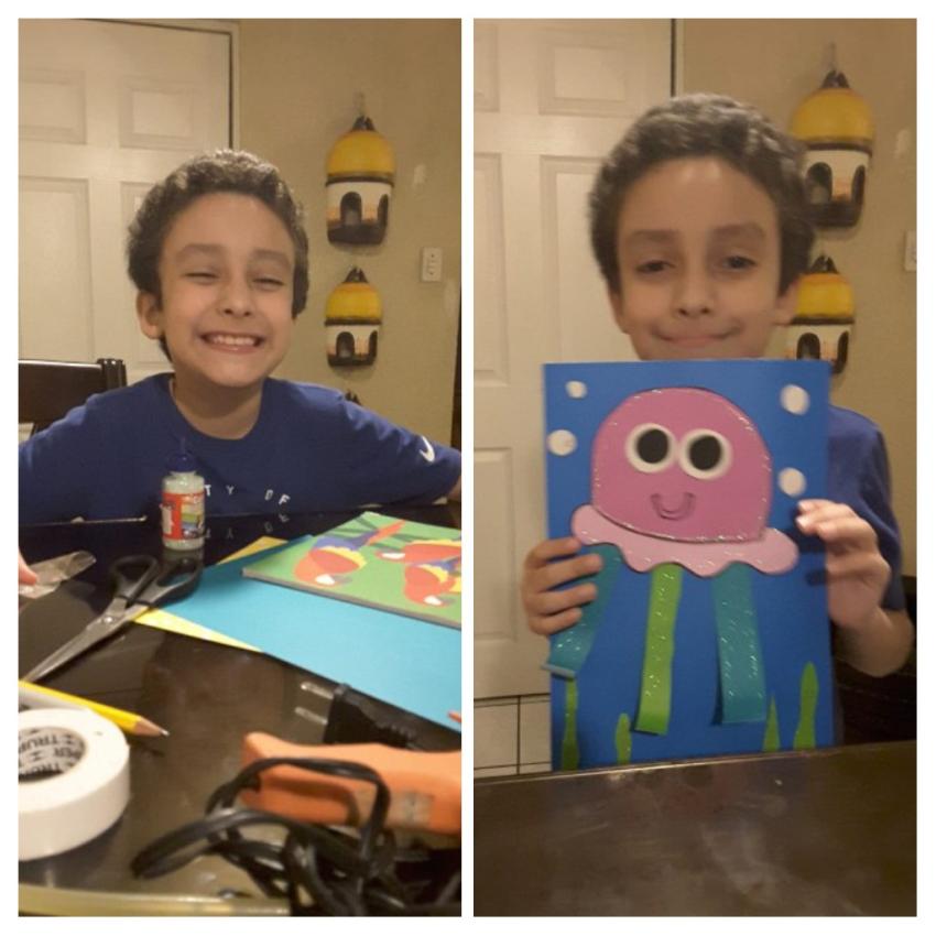 Expo de manualidades, Primaria