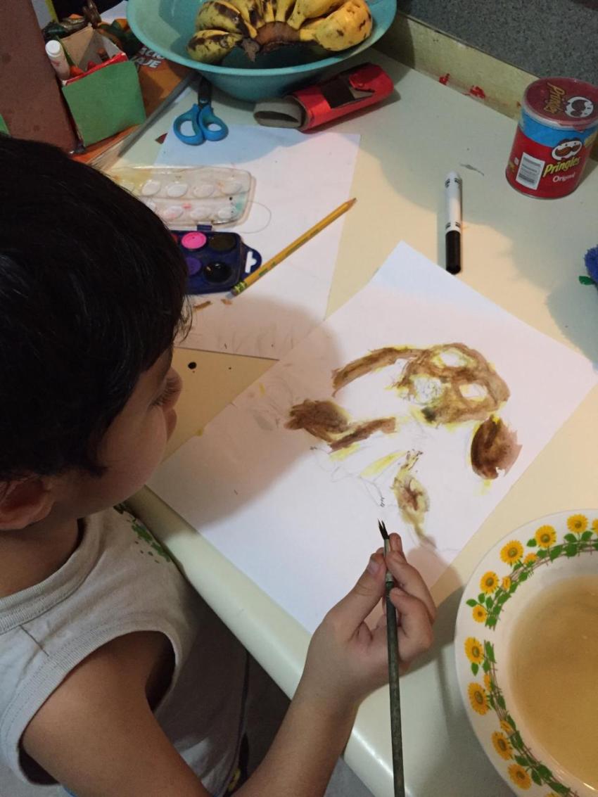 Expo de pinturas, Primaria