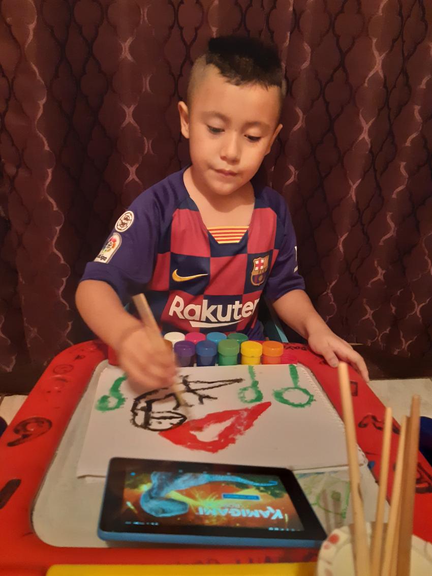 Expo de pinturas, Primaria