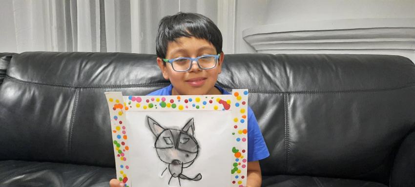 Expo de dibujo, Primaria