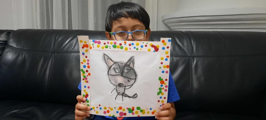 Expo de dibujo, Primaria