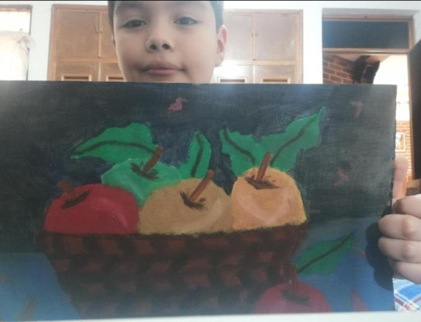 Expo de pinturas, Primaria