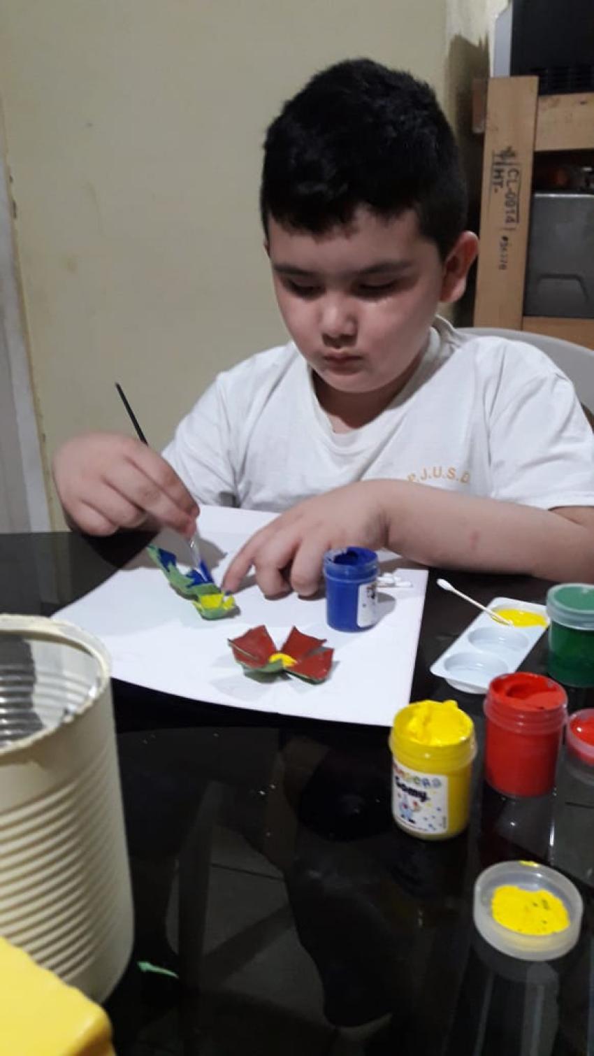 Expo de manualidades, Primaria