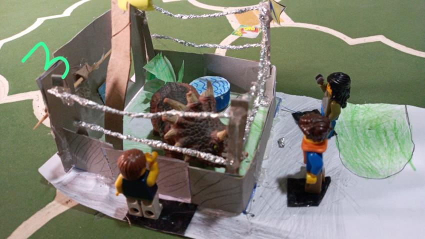 Expo de manualidades, Primaria
