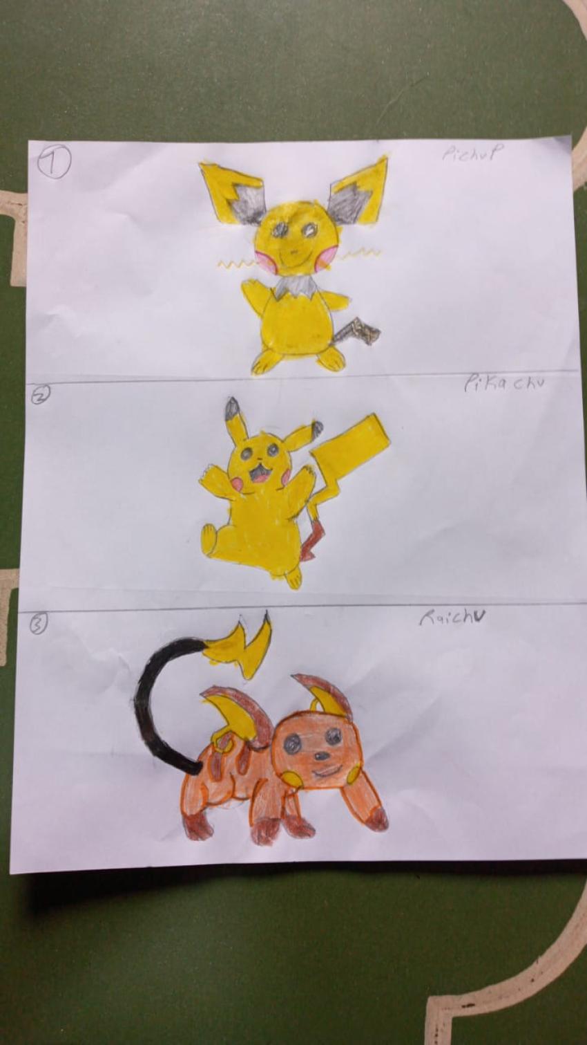 Expo de pinturas, Primaria