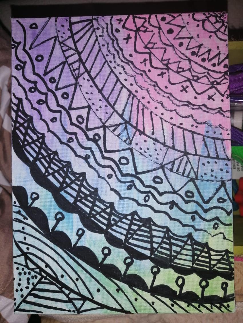 Expo de pinturas, Primaria