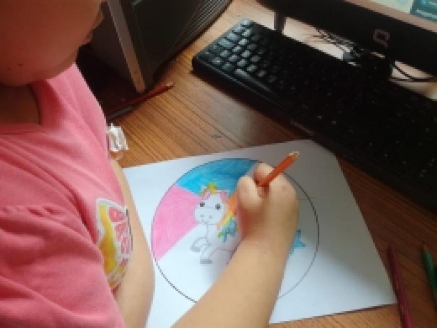 Expo de pinturas, Primaria