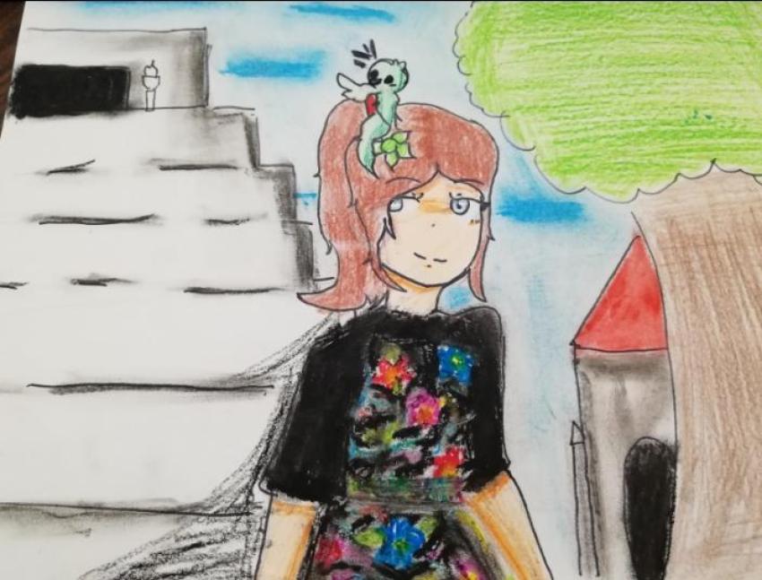Expo de dibujo, Primaria